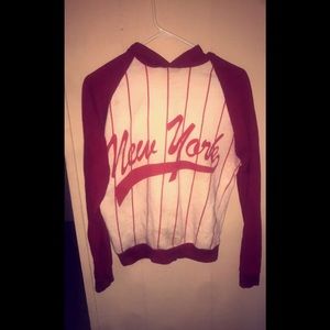 Red New York girl hoodie ❤️
